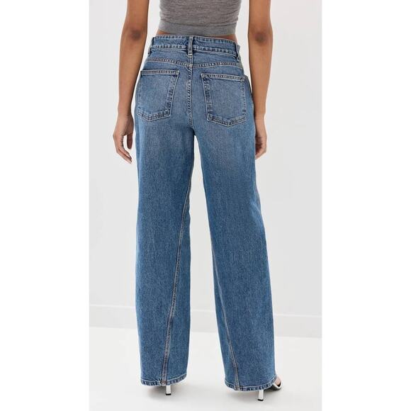 A.L.C. Abbott Straight Leg Denim in Medium Wash 28 - Picture 5 of 5